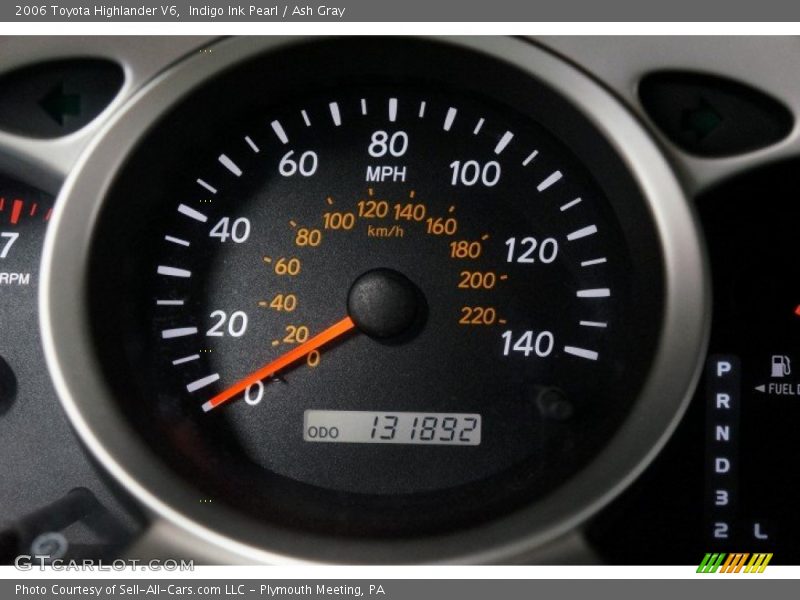Indigo Ink Pearl / Ash Gray 2006 Toyota Highlander V6