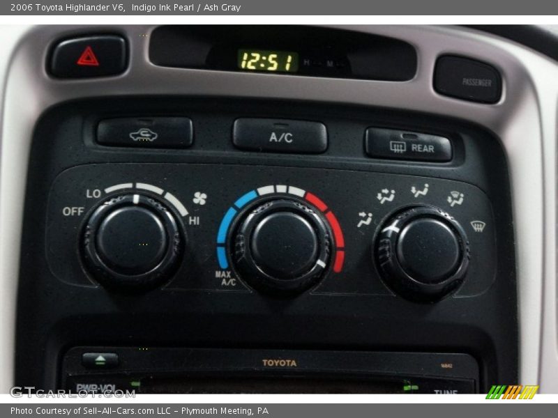 Indigo Ink Pearl / Ash Gray 2006 Toyota Highlander V6