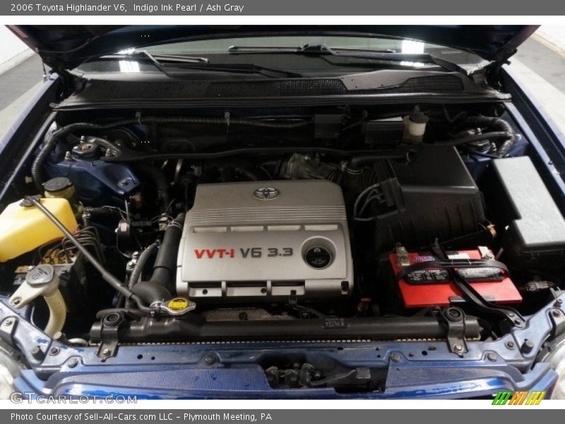 Indigo Ink Pearl / Ash Gray 2006 Toyota Highlander V6