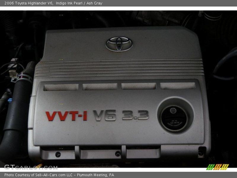 Indigo Ink Pearl / Ash Gray 2006 Toyota Highlander V6