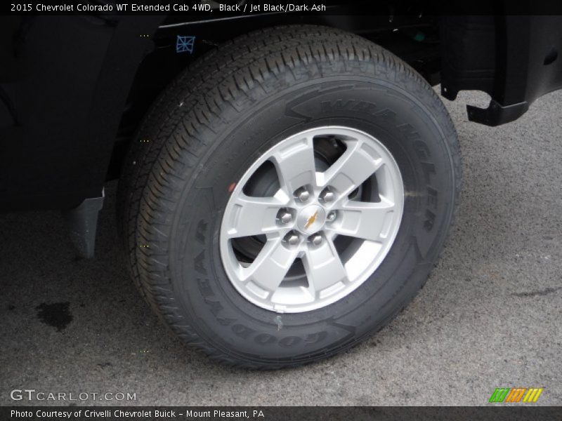 Black / Jet Black/Dark Ash 2015 Chevrolet Colorado WT Extended Cab 4WD