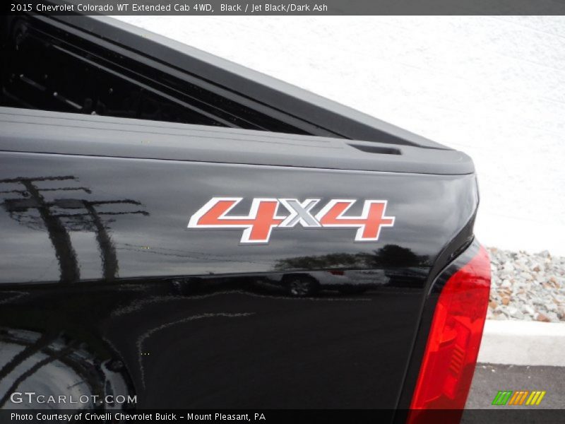 Black / Jet Black/Dark Ash 2015 Chevrolet Colorado WT Extended Cab 4WD