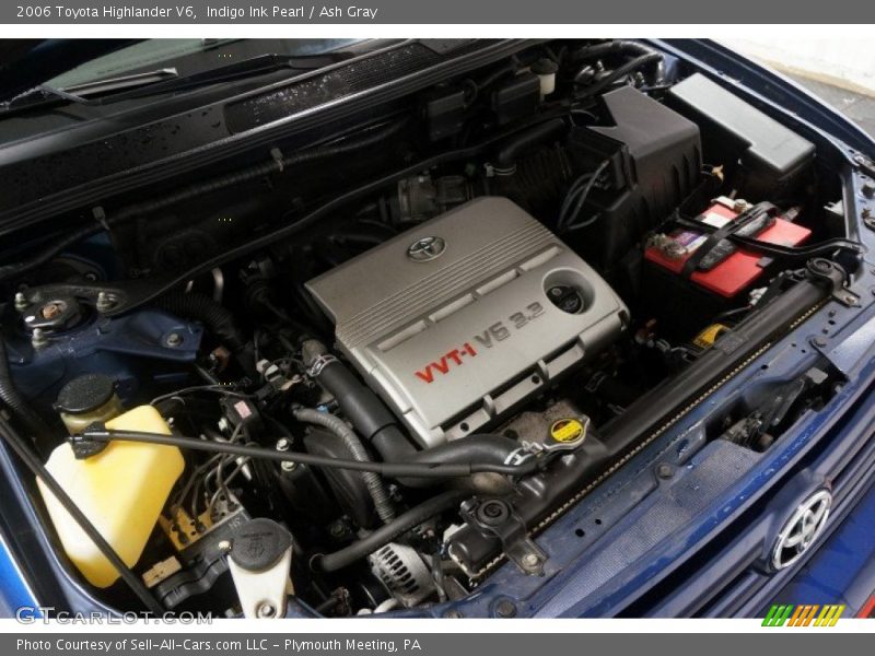 Indigo Ink Pearl / Ash Gray 2006 Toyota Highlander V6