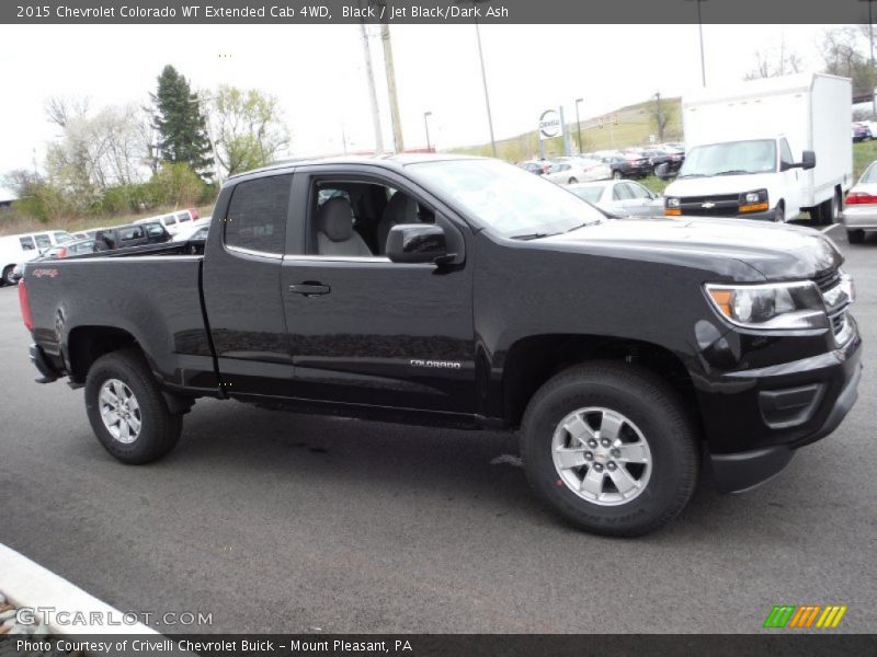 Black / Jet Black/Dark Ash 2015 Chevrolet Colorado WT Extended Cab 4WD