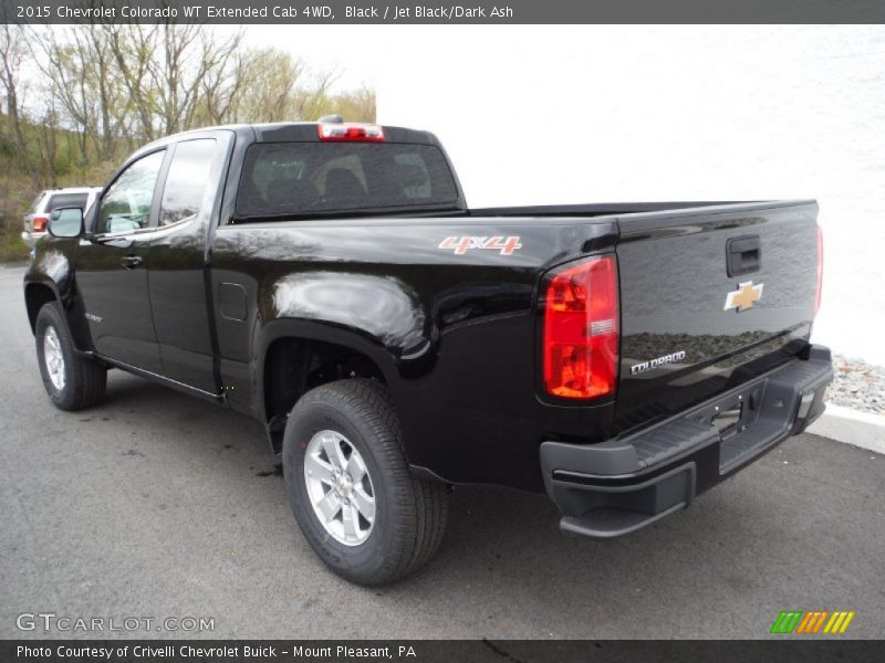 Black / Jet Black/Dark Ash 2015 Chevrolet Colorado WT Extended Cab 4WD