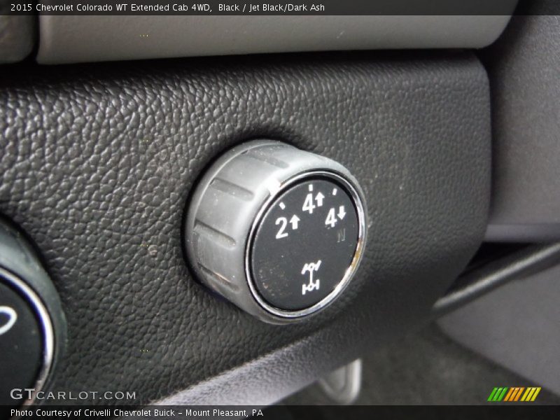 Black / Jet Black/Dark Ash 2015 Chevrolet Colorado WT Extended Cab 4WD
