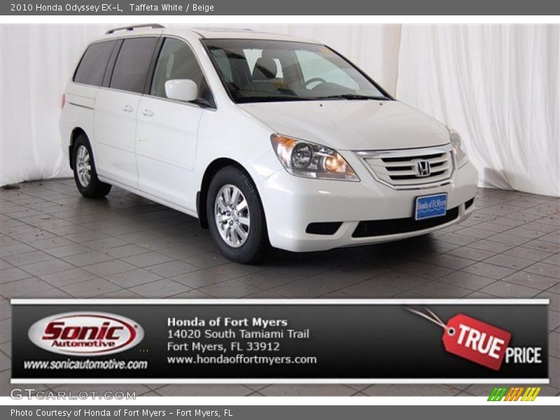 Taffeta White / Beige 2010 Honda Odyssey EX-L