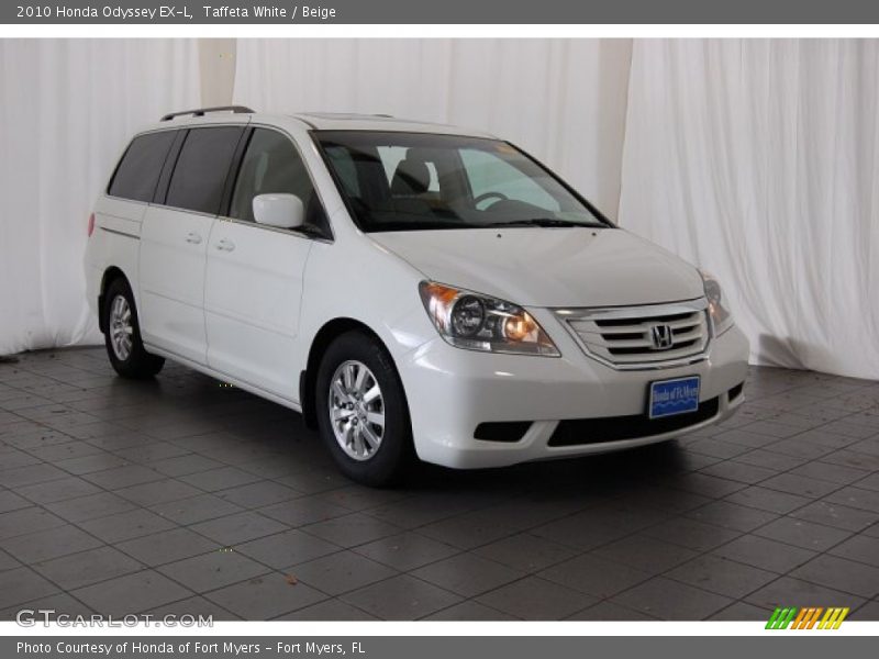 Taffeta White / Beige 2010 Honda Odyssey EX-L