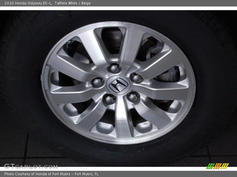 Taffeta White / Beige 2010 Honda Odyssey EX-L