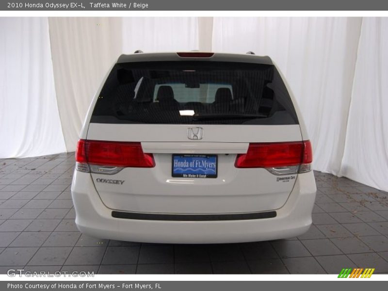 Taffeta White / Beige 2010 Honda Odyssey EX-L