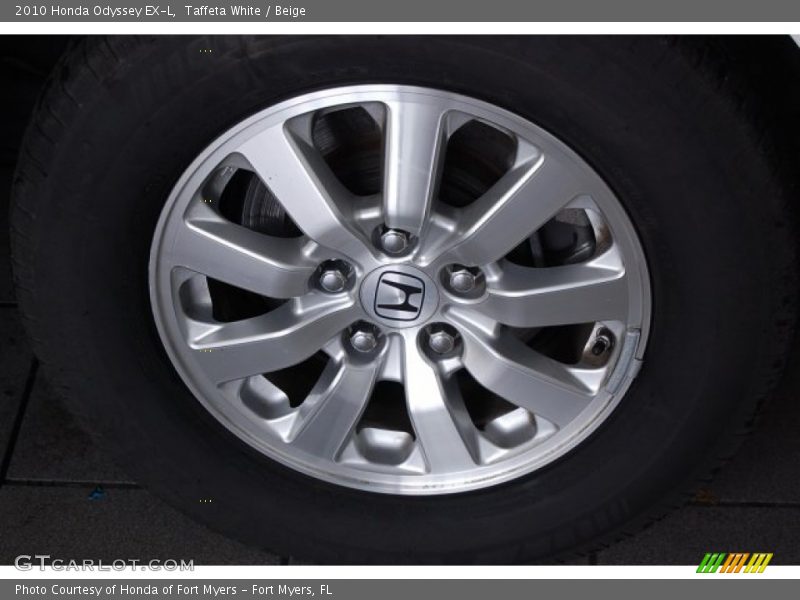 Taffeta White / Beige 2010 Honda Odyssey EX-L