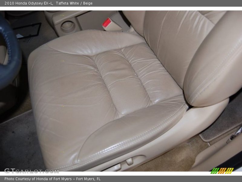 Taffeta White / Beige 2010 Honda Odyssey EX-L