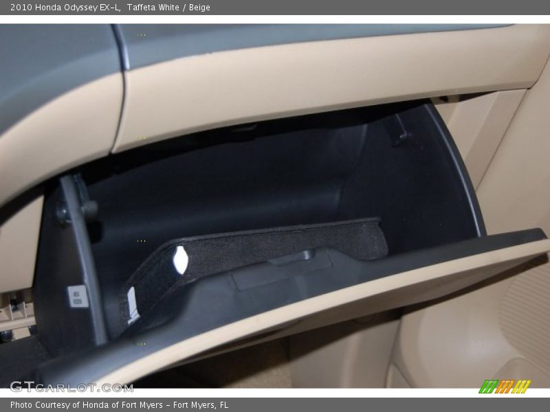 Taffeta White / Beige 2010 Honda Odyssey EX-L