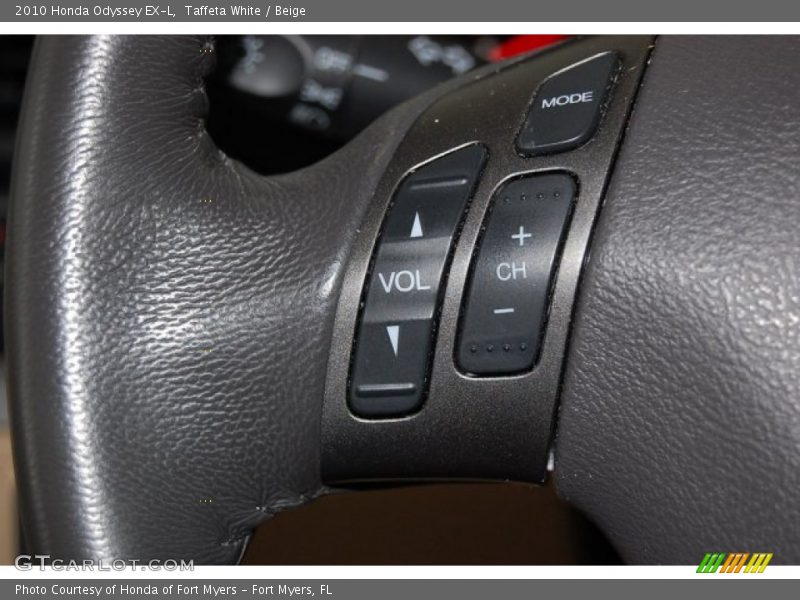 Taffeta White / Beige 2010 Honda Odyssey EX-L