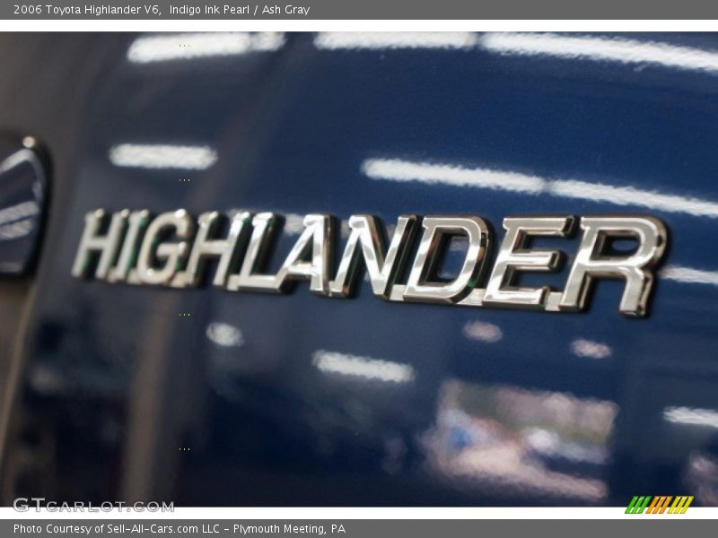 Indigo Ink Pearl / Ash Gray 2006 Toyota Highlander V6