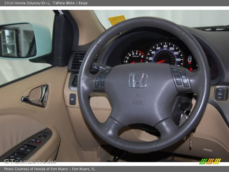 Taffeta White / Beige 2010 Honda Odyssey EX-L