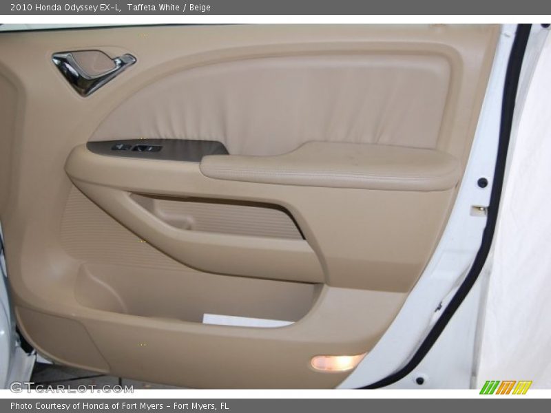 Taffeta White / Beige 2010 Honda Odyssey EX-L
