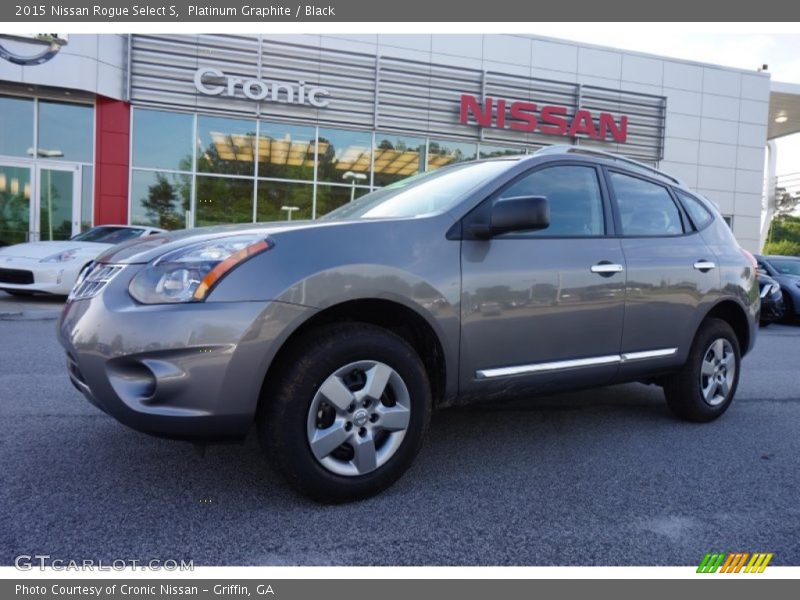 Platinum Graphite / Black 2015 Nissan Rogue Select S