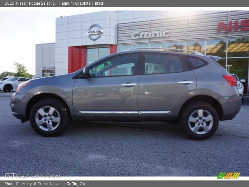 Platinum Graphite / Black 2015 Nissan Rogue Select S