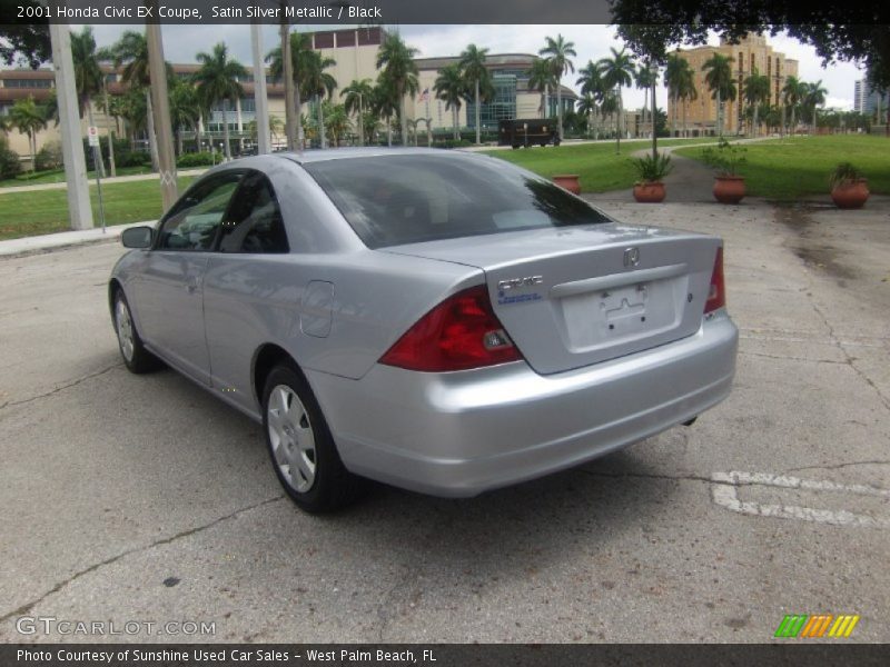 Satin Silver Metallic / Black 2001 Honda Civic EX Coupe