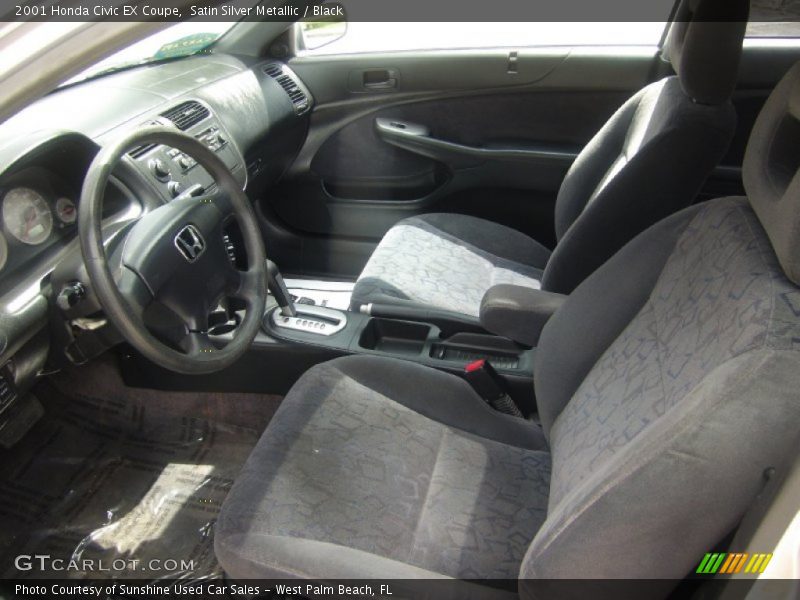  2001 Civic EX Coupe Black Interior