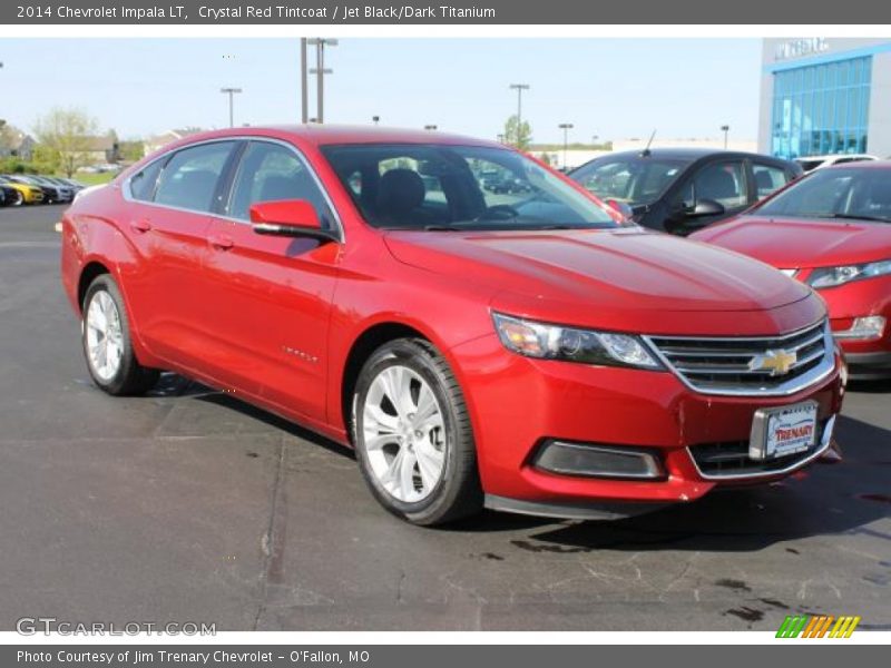 Crystal Red Tintcoat / Jet Black/Dark Titanium 2014 Chevrolet Impala LT