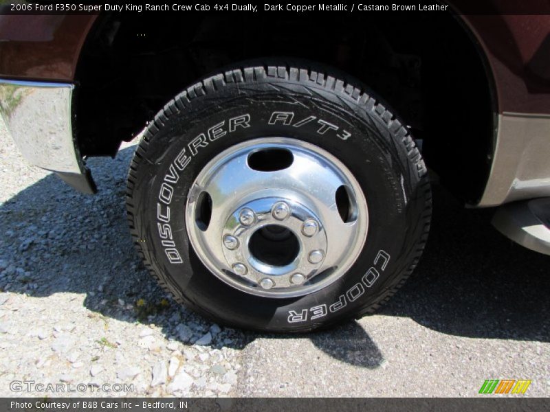 Dark Copper Metallic / Castano Brown Leather 2006 Ford F350 Super Duty King Ranch Crew Cab 4x4 Dually
