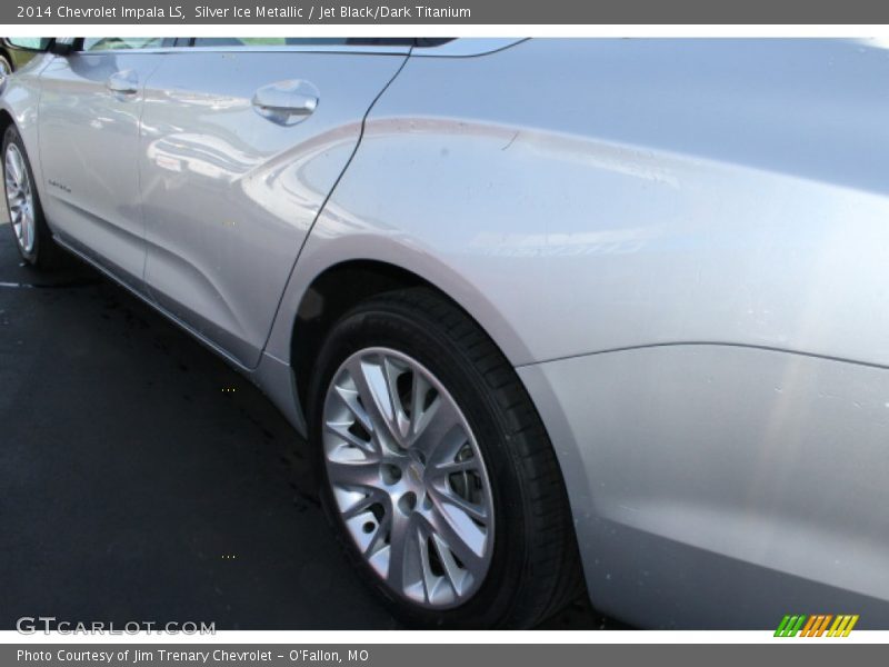 Silver Ice Metallic / Jet Black/Dark Titanium 2014 Chevrolet Impala LS