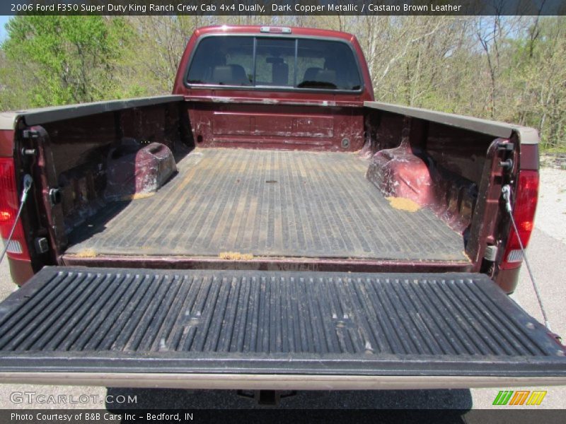 Dark Copper Metallic / Castano Brown Leather 2006 Ford F350 Super Duty King Ranch Crew Cab 4x4 Dually