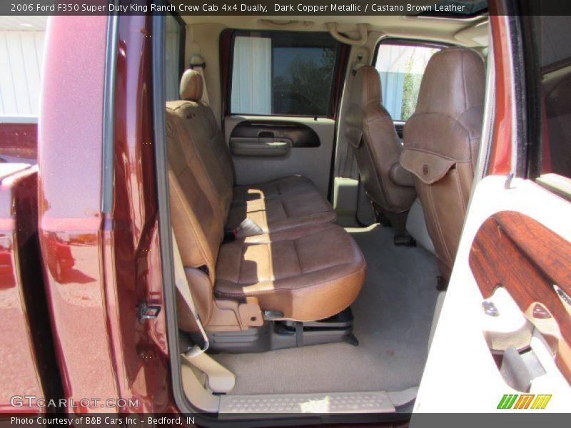 Dark Copper Metallic / Castano Brown Leather 2006 Ford F350 Super Duty King Ranch Crew Cab 4x4 Dually