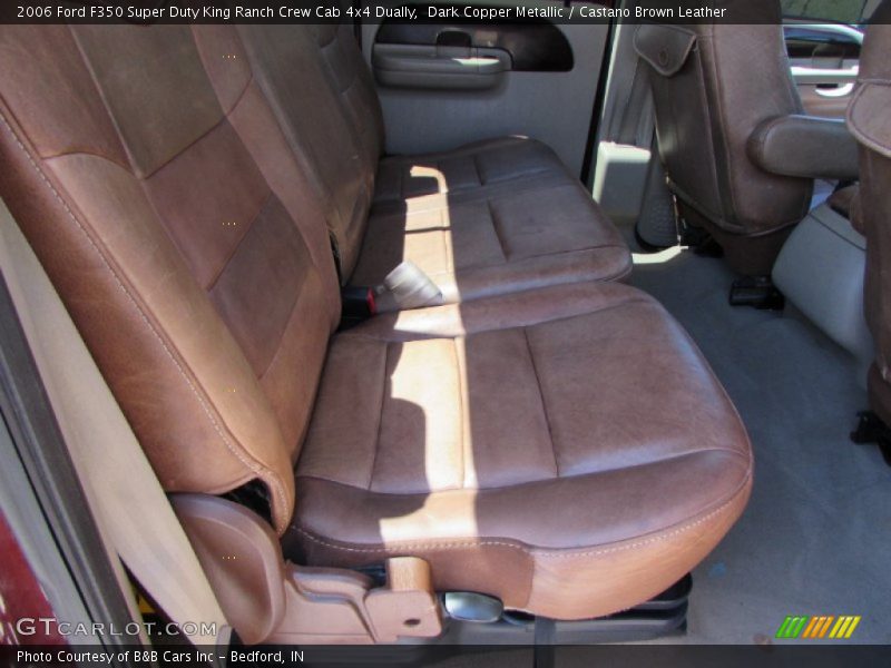 Dark Copper Metallic / Castano Brown Leather 2006 Ford F350 Super Duty King Ranch Crew Cab 4x4 Dually