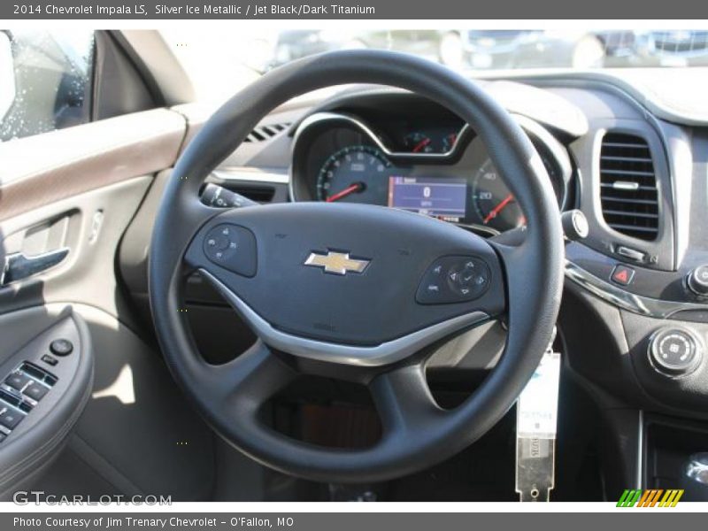 Silver Ice Metallic / Jet Black/Dark Titanium 2014 Chevrolet Impala LS