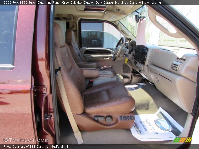 Dark Copper Metallic / Castano Brown Leather 2006 Ford F350 Super Duty King Ranch Crew Cab 4x4 Dually