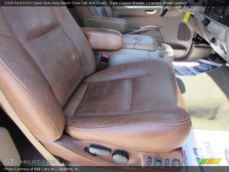 Dark Copper Metallic / Castano Brown Leather 2006 Ford F350 Super Duty King Ranch Crew Cab 4x4 Dually