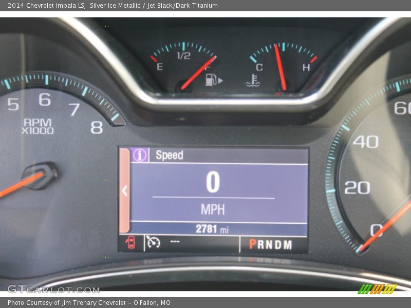 Silver Ice Metallic / Jet Black/Dark Titanium 2014 Chevrolet Impala LS