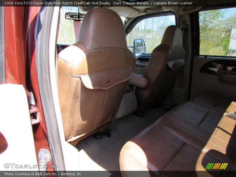 Dark Copper Metallic / Castano Brown Leather 2006 Ford F350 Super Duty King Ranch Crew Cab 4x4 Dually
