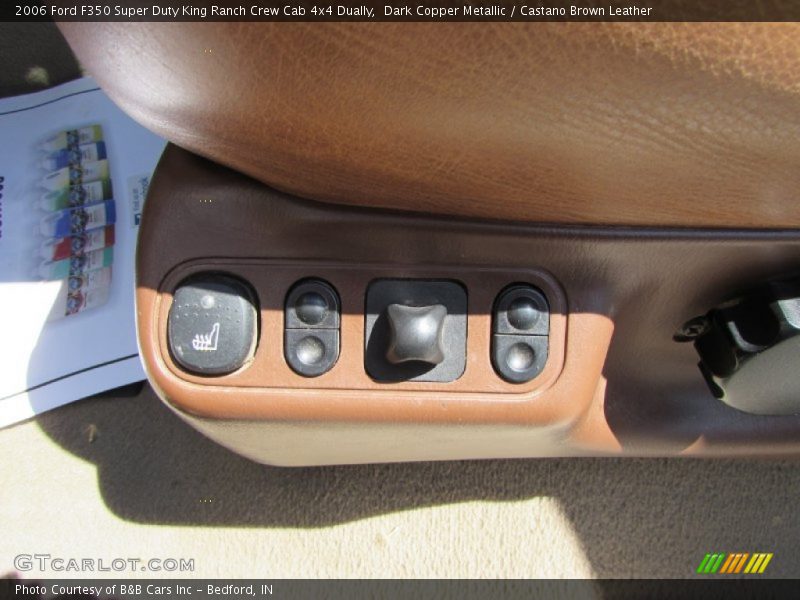 Dark Copper Metallic / Castano Brown Leather 2006 Ford F350 Super Duty King Ranch Crew Cab 4x4 Dually