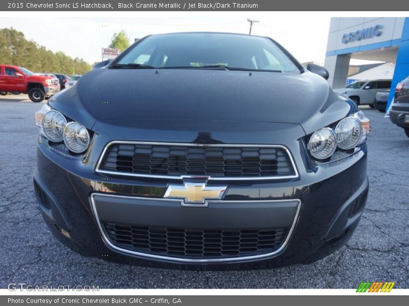 Black Granite Metallic / Jet Black/Dark Titanium 2015 Chevrolet Sonic LS Hatchback
