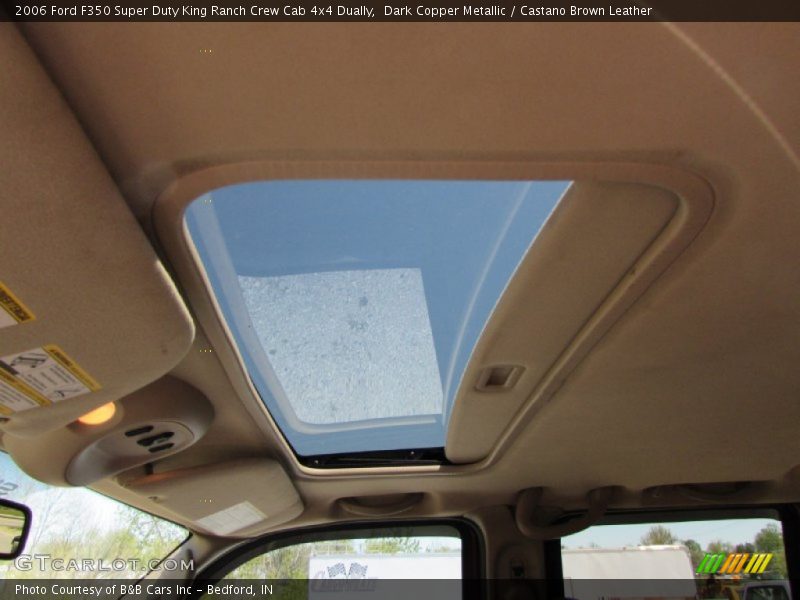 Dark Copper Metallic / Castano Brown Leather 2006 Ford F350 Super Duty King Ranch Crew Cab 4x4 Dually