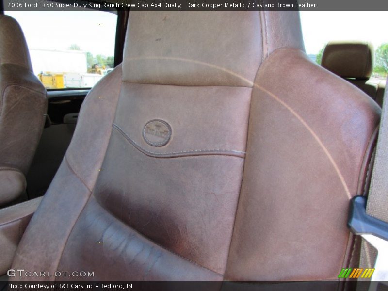 Dark Copper Metallic / Castano Brown Leather 2006 Ford F350 Super Duty King Ranch Crew Cab 4x4 Dually