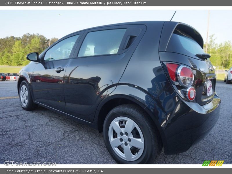 Black Granite Metallic / Jet Black/Dark Titanium 2015 Chevrolet Sonic LS Hatchback