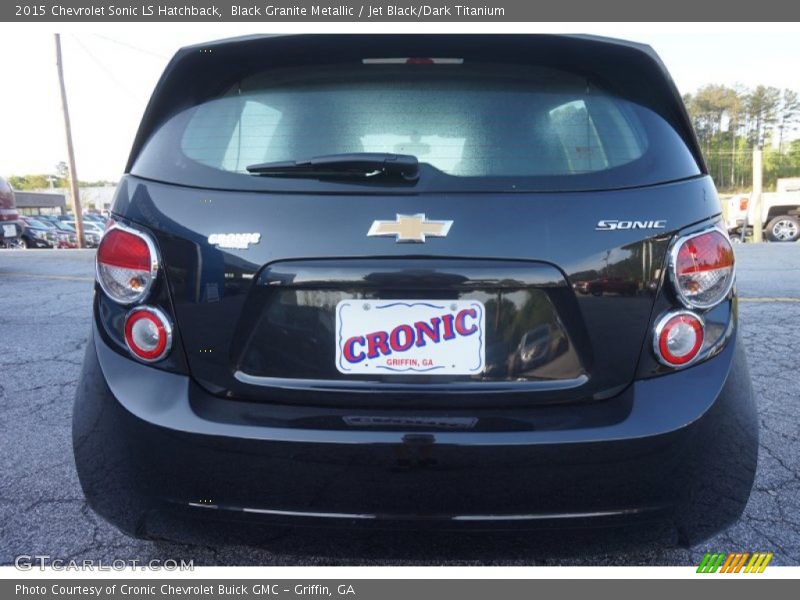 Black Granite Metallic / Jet Black/Dark Titanium 2015 Chevrolet Sonic LS Hatchback
