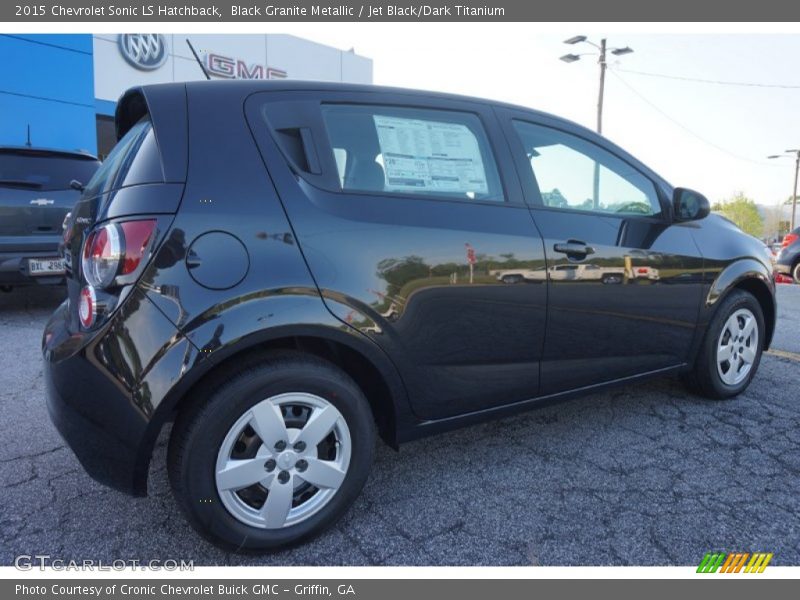 Black Granite Metallic / Jet Black/Dark Titanium 2015 Chevrolet Sonic LS Hatchback