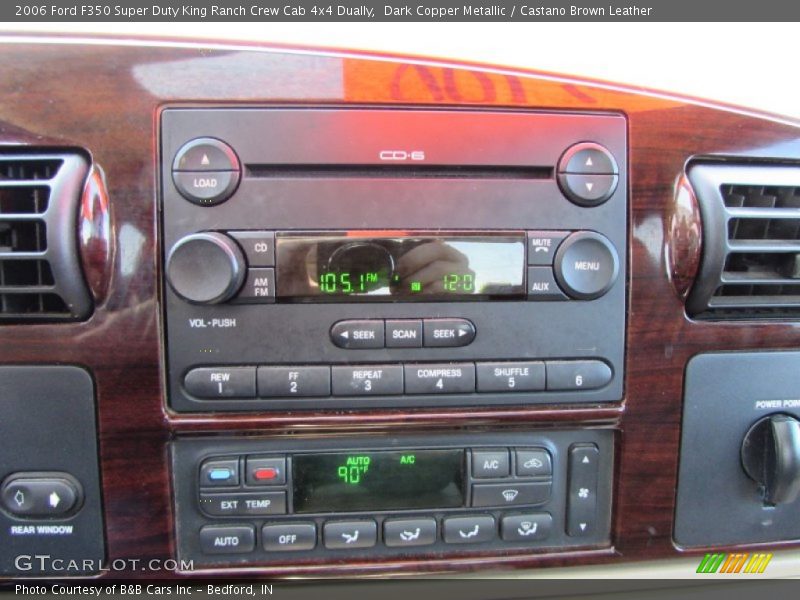 Dark Copper Metallic / Castano Brown Leather 2006 Ford F350 Super Duty King Ranch Crew Cab 4x4 Dually