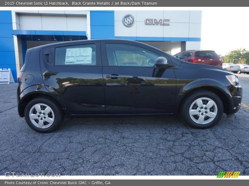 Black Granite Metallic / Jet Black/Dark Titanium 2015 Chevrolet Sonic LS Hatchback