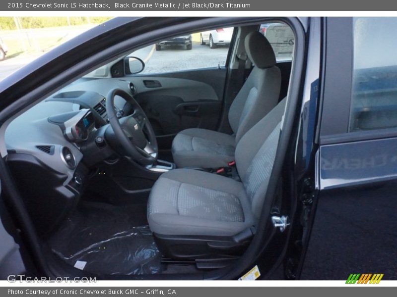 Black Granite Metallic / Jet Black/Dark Titanium 2015 Chevrolet Sonic LS Hatchback