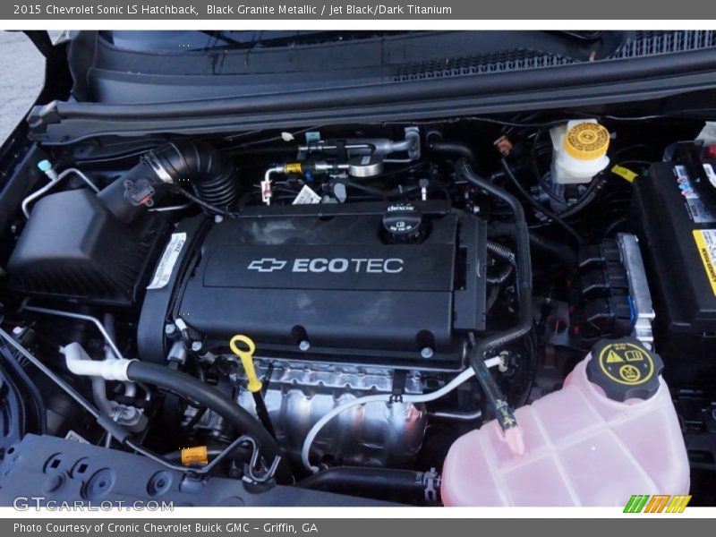 Black Granite Metallic / Jet Black/Dark Titanium 2015 Chevrolet Sonic LS Hatchback