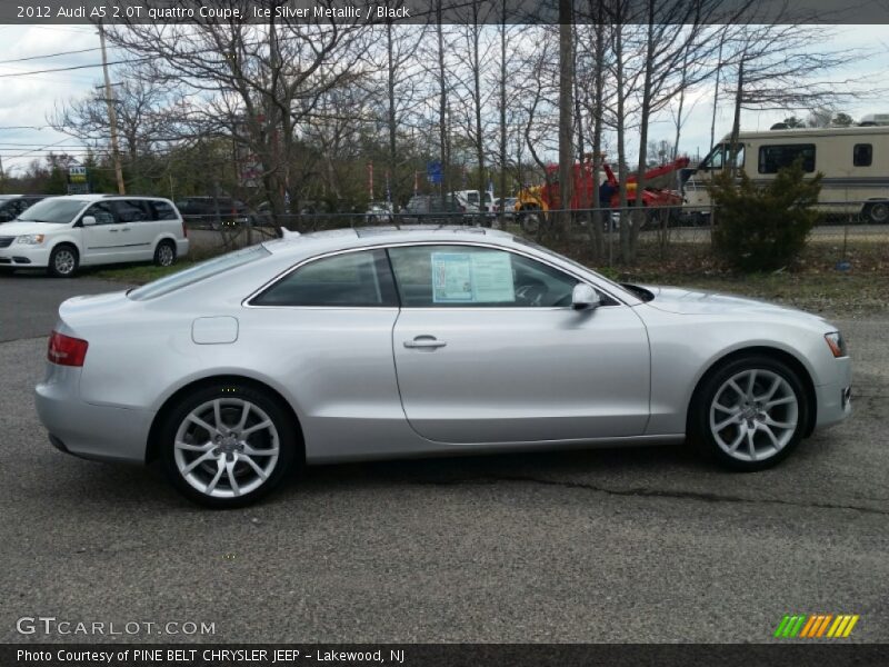 Ice Silver Metallic / Black 2012 Audi A5 2.0T quattro Coupe
