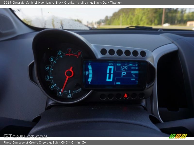 Black Granite Metallic / Jet Black/Dark Titanium 2015 Chevrolet Sonic LS Hatchback
