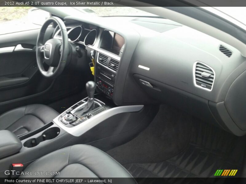 Ice Silver Metallic / Black 2012 Audi A5 2.0T quattro Coupe